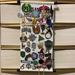 COPY - Harry Potter Pin Display Banner with Pins